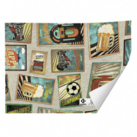 Papel de Regalo BUSQUETS Kraft 70X100 Cm Carteles - Guanxe Atlantic Marketplace