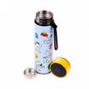 Botella Termo con Termómetro Snoopy 450 Ml  PEANUTS