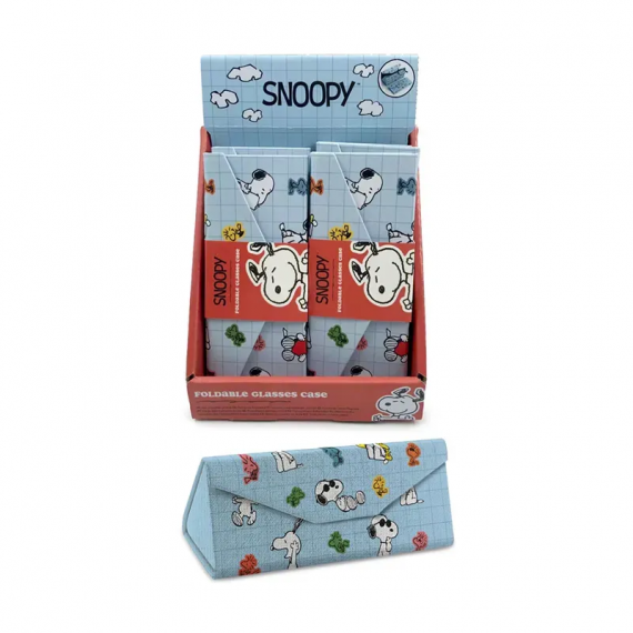 Funda para Gafas Plegables PEANUTS Snoopy y Woodstock