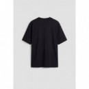 Camiseta en punto de algodón ligero con estampado de tigre Antony Morato