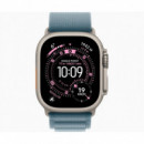 Apple Watch Ultra 3 GPS + Cellular 49mm Natural Titanium Case with Light Blue L (MEWP4QL/A)