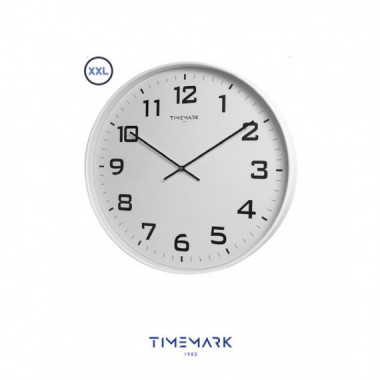 Reloj de Pared Timemark CL250BN Blanco Extra Grande 50 cm