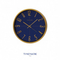 Reloj de Pared Timemark CL28 Negro y Dorado de 34 cm