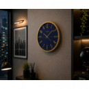 Reloj de Pared Timemark CL28 Negro y Dorado de 34 cm