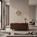 CL31 Timemark – Reloj de Pared Analógico Dorado 30 cm | Movimiento Silencioso y Diseño en Relieve