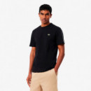 Camiseta con Franja de Rayas de la Marca  LACOSTE