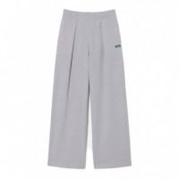 Pantalón de Chándal de Canalé de Corte Acampanado  LACOSTE