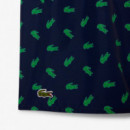 Short de Baño con Estampado de Cocodrilos  LACOSTE