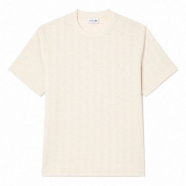 Camiseta de Jacquard con Monograma  LACOSTE