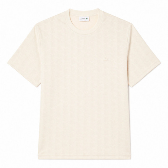 Camiseta de Jacquard con Monograma  LACOSTE