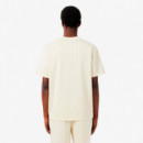 Camiseta de Jacquard con Monograma  LACOSTE