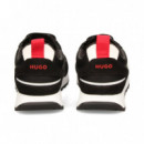 DEP.HUGO LADO PIEL/ANTE NEGRO/BLANCO