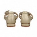 SANDALIA ENTRELAZADA STRASS PLATA