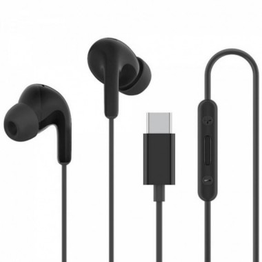 Auriculares Xiaomi Mi Dual Driver con Micr&oacute;fono y USB-C Negro (ANC, IPX4)