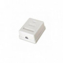 Roseta de Pared AISENS RJ45 CAT.6 Utp 1 Toma Blanco A139-0301