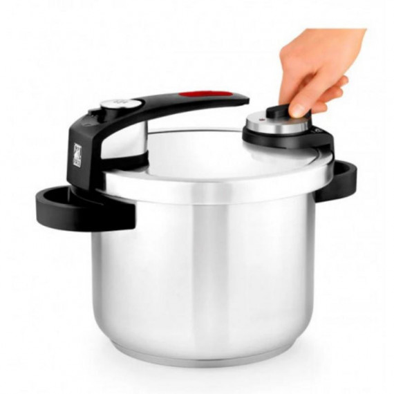 Olla Rápida BRA Tekna 22 cm 7 Litros en Acero Inoxidable