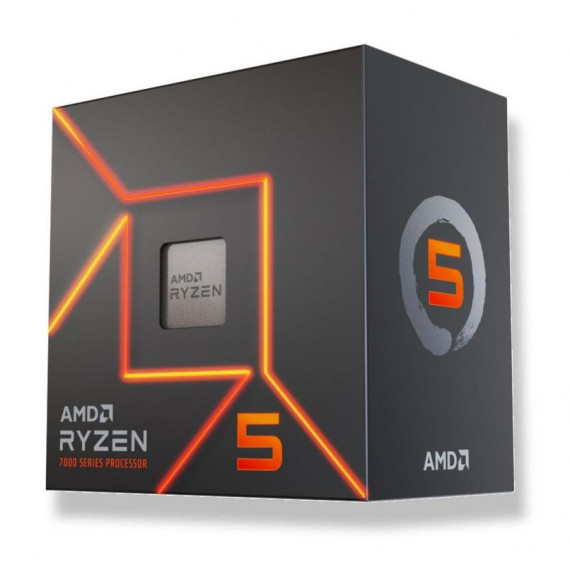 Procesador AMD Ryzen 5-7400 AM5 3.3GHZ 16MB (100-100001900BOX)