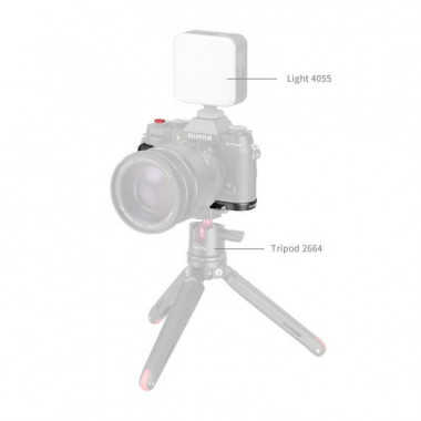 SMALLRIG Empu&ntilde;adura en L 4783C para Fujifilm X-T50 (silicona/negra)