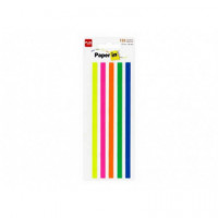 Banderitas Autoadhesivas Tipo Subrayador Plus Office Blíster con 5 Colores