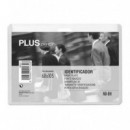 Identificador Rígido de Polipropileno 68x105 mm Horizontal con Pinza o Cinta 50 Unidades