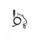 KOMUNICA Micro Auricular Profesional  Robusto PWR-2402 Para Kenwood 2P Negro