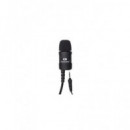 KOMUNICA Micro Auricular Profesional  Robusto PWR-2402 Para Kenwood 2P Negro