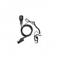 KOMUNICA Micro-auricular Cable Rizado + Orejero para Motorola Mototrbo