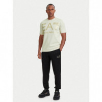 T-shirt AF27188 Almond Milk / Logo G  EA7 EMPORIO ARMANI 7