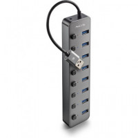 NGS Hub USB 8 Puertos 3.0 5GBPS con Interruptor y Alimentacion Ihub