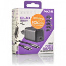 NGS Cargador para Portatil Lenovo  Tipo C Bud 65W -l con 5 Clavijas