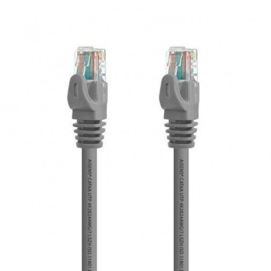 AISENS Cable de Red RJ45 Utp A145-0324 CAT6A/ 25CM/  Gris