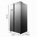 Frigorífico Bolero Coolmarket Sbs 592 Inox 91X69,8X177,5 Cm  CECOTEC