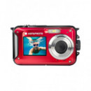 Agfa Camara Digital Compact Cam WP8000 24MPX, Sumergible hasta 3MTRS Rojo  AGFAPHOTO