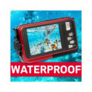 Agfa Camara Digital Compact Cam WP8000 24MPX, Sumergible hasta 3MTRS Rojo  AGFAPHOTO