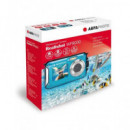 Agfa Camara Digital Compact Cam WP8000 24MPX, Sumergible hasta 3MTRS Rojo  AGFAPHOTO