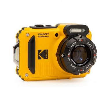 KODAK Camara Digital de Fotos Sumergible Pixpro WPZ2 con 16MPX AMARILLA/WIFI/15M/FULL HD/2.7"/FLASH