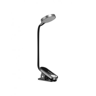 BASEUS Mini Lampara de Lectura con Pinza Negro Dgrad-dg