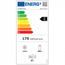 Frigorífico Combi LG GBBS726CSW 375L No Frost Clase C Blanco