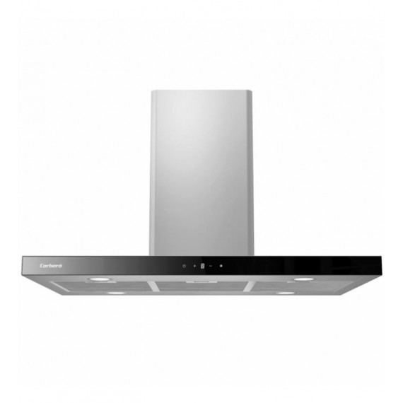 Campana Extractora Isla CORBERÓ RODAS9100 Inox 90CM A++