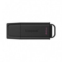 Pendrive KINGSTON Datatraveler Exodia 64GB Usb-a 3.0 Negro (DTXG2/64GB)