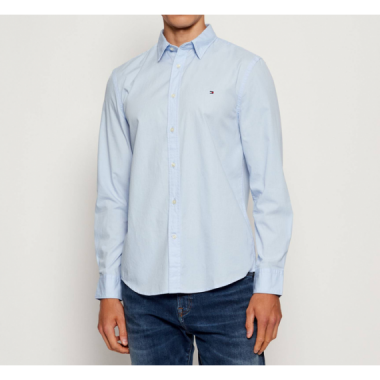 Camisa TOMMY HILFIGER Flex Celeste