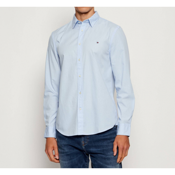 Camisa TOMMY HILFIGER Flex Celeste