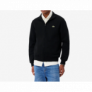 Sudadera LACOSTE Cremallera Negra