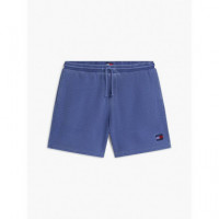 Tjm Washed Waffle Beach Short Blue Storm  TOMMY JEANS
