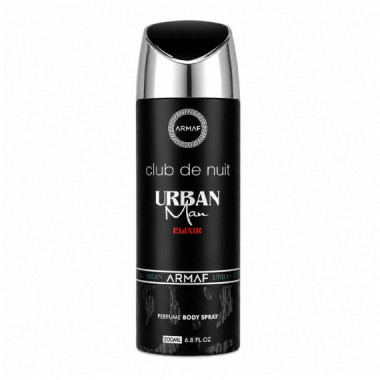 Nuit Urban Man Elixir Body Spray  ARMAF