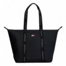 Bolso Tote Essential con Inscripción  TOMMY HILFIGER EYEWEAR