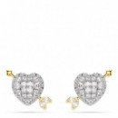 Pendientes de Botón Idyllia Corazón  SWAROVSKI