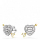 Pendientes de Botón Idyllia Corazón  SWAROVSKI