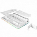 Soporte Multifunción RGB para PS5 Mars Gaming MPS5-B2 Blanco