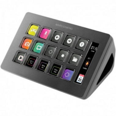 Stream Deck Slim Mars Gaming MSD-ONE 15 Teclas LCD Negro